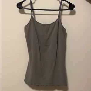 Stone colored built in bra camisole